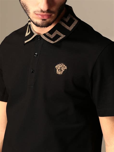 polo versace collection uomo|versace men's polo shirt sale.